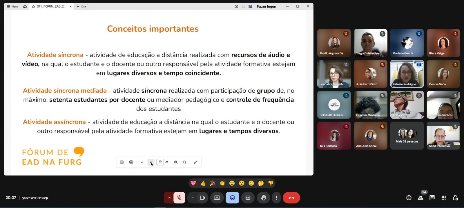 Etapa preparatória do Fórum de EAD 2025 - GT 