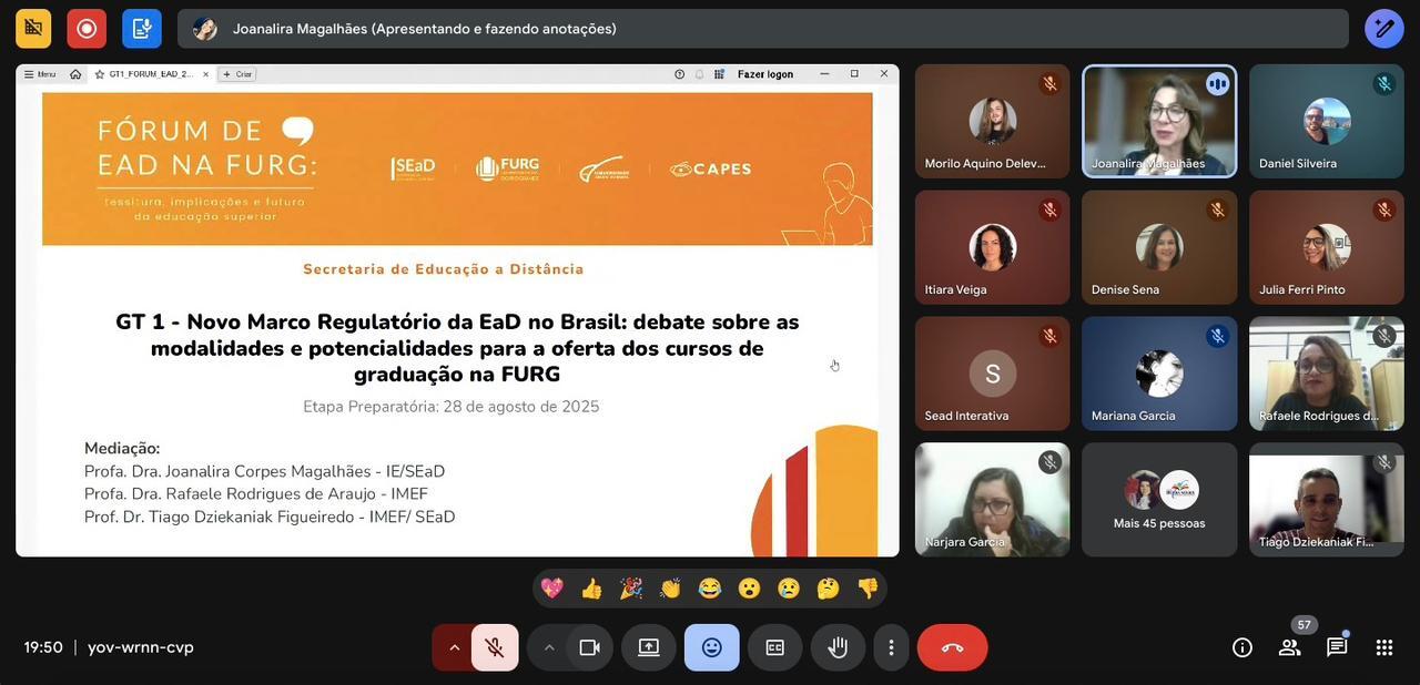 Etapa preparatória do Fórum de EAD 2025 - GT 